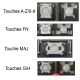 Touche pour Clavier LENOVO - 04Y0835 0C02226 MP-12M16F0-387W CS13T-85F0
