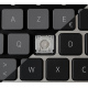 Touche pour Clavier DELL - 048GGR 490.0MY07.DD0F NSK-DEGDBW 0F