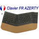Clavier Lenovo Ergonomique, Sans fil - Français Azerty