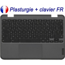 Clavier FR avec plasturgie pour LENOVO 100e ChromeBook Gen3 Fran&ccedil;ais Azerty