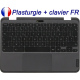 Clavier FR avec plasturgie pour LENOVO 500e Chromebook Gen 3 82JB 82JC Français Azerty