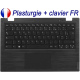 Clavier FR avec plasturgie pour LENOVO 14W Type 81MQ Français Azerty