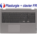 Clavier FR avec plasturgie pour LENOVO IP Flex 3 Chrome 15IJL7 82T3 Fran&ccedil;ais Azerty