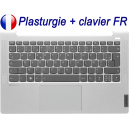 Plasturgie Grise + Clavier FR pour LENOVO IdeaPad 5 14ABA7 / 5 14IAL7 - Fran&ccedil;ais Azerty