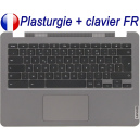 Clavier FR avec plasturgie pour LENOVO 14e Chromebook Gen2 82M1 / 82M2 Fran&ccedil;ais Azerty