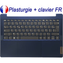 Plasturgie Bleue + Clavier FR pour LENOVO IdeaPad Slim 5 14ABR8 / 5 14IAH8 / 5 14IRL8 - Fran&ccedil;ais Azerty