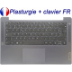 Clavier FR avec plasturgie Grise pour LENOVO IdeaPad Slim 3i (14", 8) Français Azerty