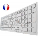 CLAVIER SONY VAIO VPCEB1M1E/T VPCEB1M1E/WI -BLANC ORIGINAL FRANCAIS AZERTY