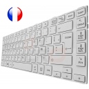 /!\Clavier TOSHIBA Satellite L830-118 L830-13C Blanc Original Français Azerty