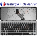 Clavier + Cadre Argent ACER Aspire V5-431 V5-431G - MP-11F7 Original Français Azerty