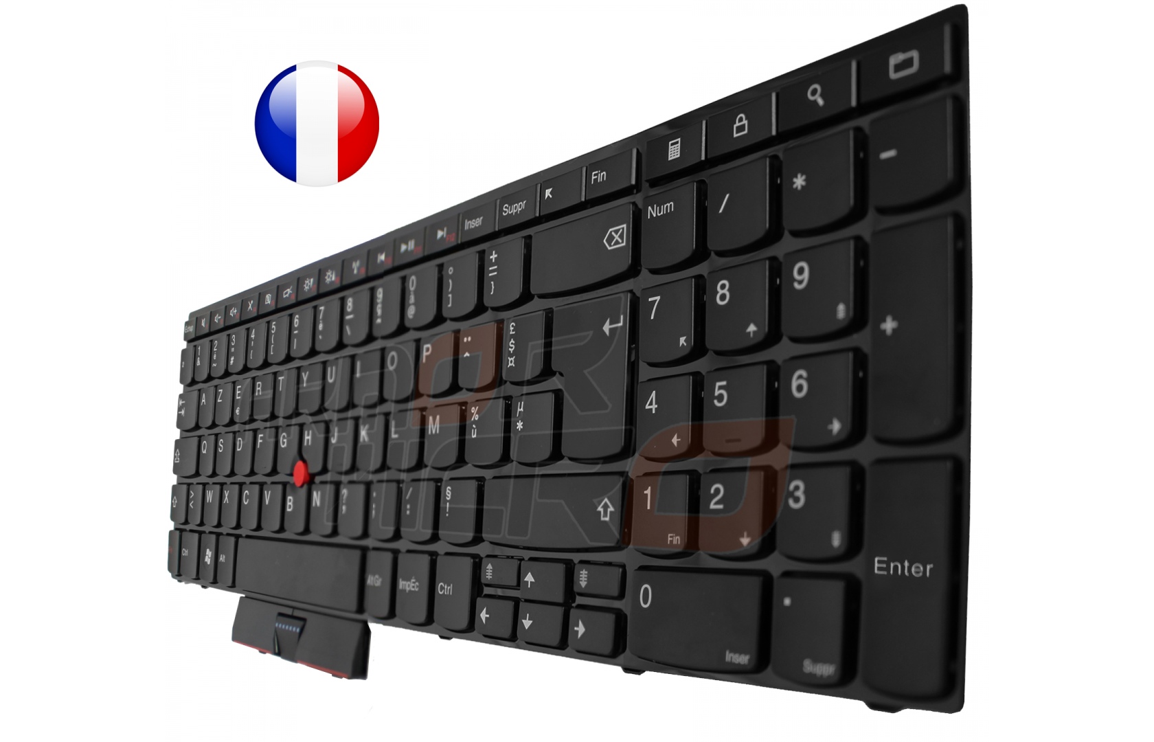 Junweier Clavier Français AZERTY pour Lenovo thinkpad Edge e550