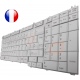 /!\Clavier TOSHIBA Satellite - MP-08H76F066981 PK130741B15 Original Français Azerty Blanc