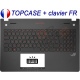 /!\Clavier + Topcase ASUS N56D N56J N56DP N56DY N56JR - Noir Original Français Azerty