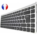 /!\Clavier SONY Vaio VGN-FW11MR - Noir Cadre Original Français Azerty Argent
