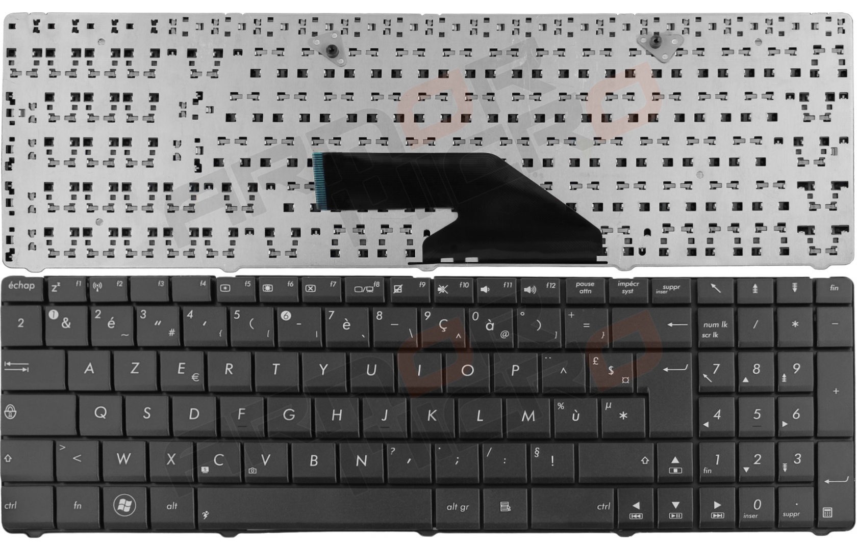 Clavier AZERTY Français Original Asus - Référence MP-10A76F0-6984W, PK130OG1B14 - Neuf Pour PC Asus