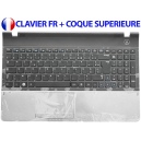 /!\Clavier + Coque Supérieur SAMSUNG NP300E5C NP3530EC Français Azerty