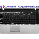 Clavier FR + Plasturgie pour SAMSUNG 300 Series - NP300E7A NP305E7A Français Azerty