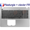 /!\Clavier + Plasturgie Argent ASUS F552C F552CL F552E F552EA F552EP Français Azerty