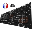 Clavier MSI GE73 7RC GE73VR 7RE Raider - R&eacute;tro-Eclair&eacute; Fran&ccedil;ais Azerty