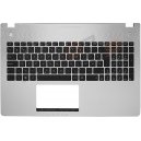 /!\Clavier FR + Topcase ASUS ROG G56 G56JK G56JR - Argent Original Français Azerty