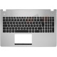 /!\Clavier FR + Topcase ASUS ROG G56 G56JK G56JR - Argent Original Français Azerty