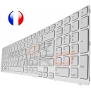 /!\Clavier SONY Vaio SVE1513L1RW SVE1513M1EW SVE1513M1RW Blanc Français Azerty