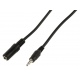 Câble Jack 3.5mm Stéréo Mâle vers Jack 3.5mm Stéréo Femelle - 5m