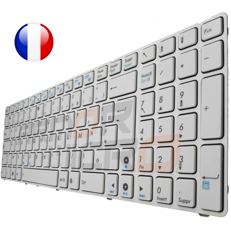 TX KB5 - clavier - français (AZERTY) - blanc