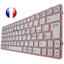 /!\Clavier SONY Vaio 1-491-054-11 - Blanc Cadre ROSE Original Français Azerty