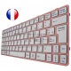 /!\Clavier SONY Vaio SVE11 Série - Blanc Cadre ROSE Original Français Azerty