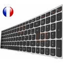 /!\Clavier Lenovo Z51-70 - Cadre Argent Fran&ccedil;ais Azerty