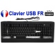 Clavier Gamer HP Omen - SteelSeries RGB - Version Française Azerty