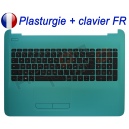 /!\Clavier FR + Plasturgie HP 250 G5 / 255 G5 / 256 G5 - Bleu Original Fran&ccedil;ais Azerty