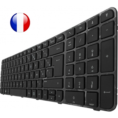 Clavier Français AZERTY noir pour ordinateur portable HP COMPAQ Pavilion  G7-1251