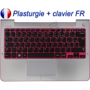 /!\Plasturgie + Clavier FR pour SAMSUNG NP535U3C - BA75-04052B - Original Français Azerty