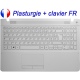 /!\Plasturgie + Clavier FR pour SAMSUNG - BA97-04059B BA61-02273A CNBA9704059B - Original Français Azerty