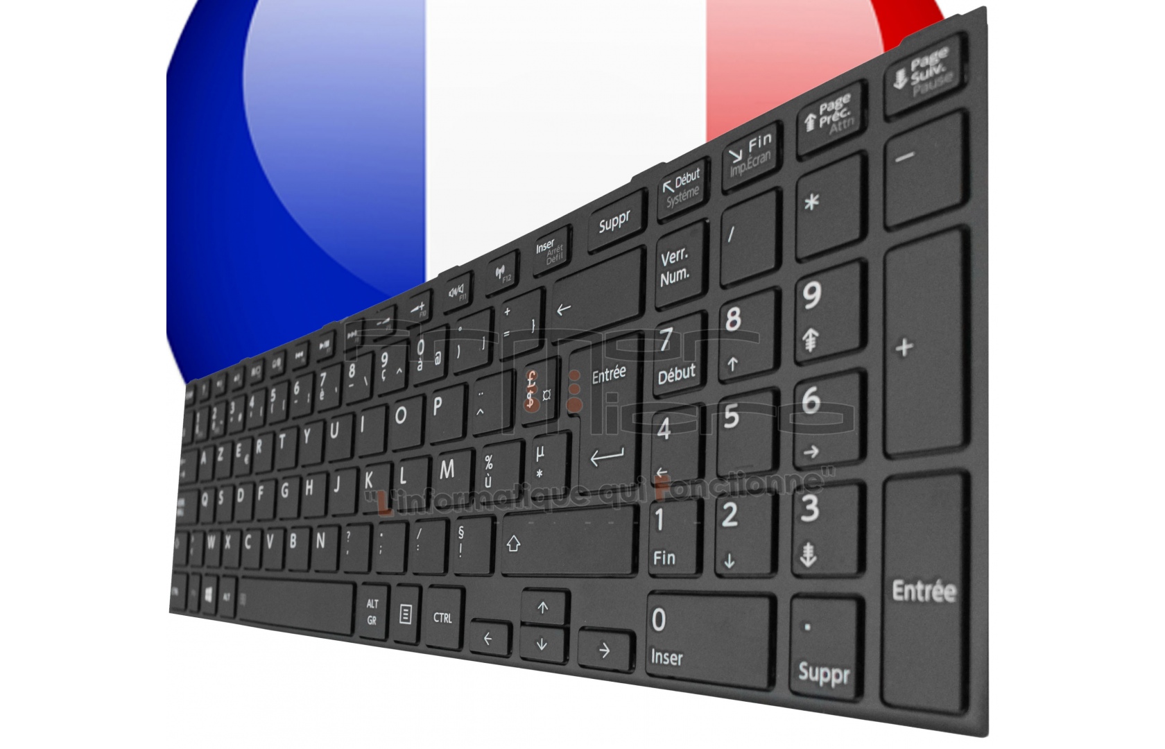 Clavier TOSHIBA Satellite C50-B-xxx C50D-B-xxx Français Azerty