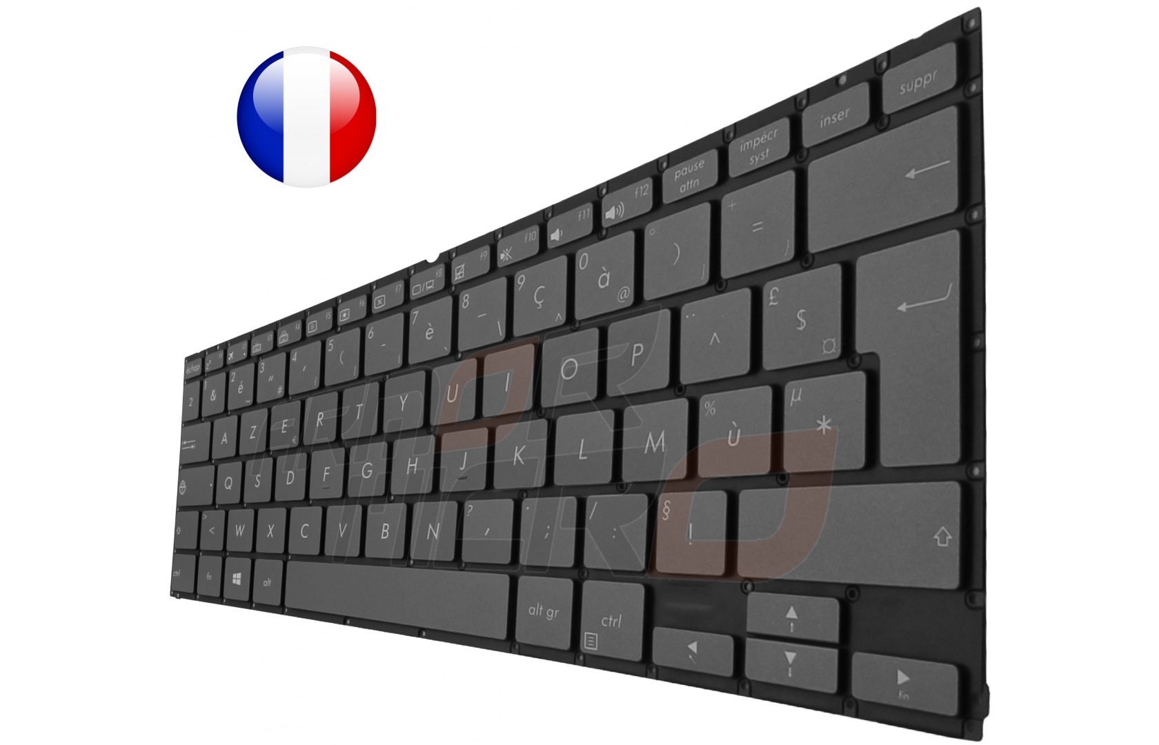 Clavier AZERTY Français Original Pour Asus ZenBook Flip S (UX370UA...) - Neuf, Fabriqué En France