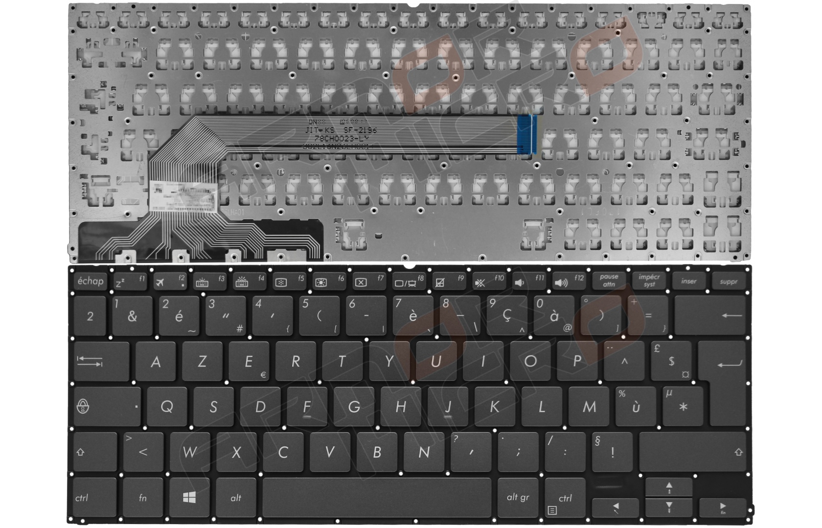 Comment Allumer Les Touches Du Clavier Asus Clavier ASUS - 0KNB0-2604FR00 ASM16N26F0J5281 0KN1-1V2FR12 Français Azerty