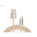 C&acirc;ble USB Type-C en nylon - 1m