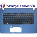 /!\Clavier FR + Plasturgie bleue pour ACER Aspire 1 A114-31 / 3 A314-31 - Original Français Azerty